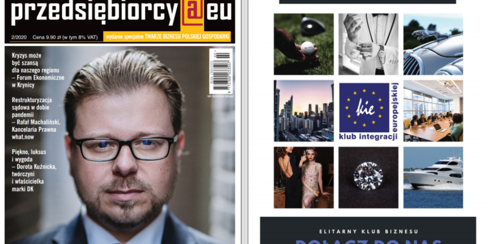 Okładka magazynu przedsiębiorcy.eu